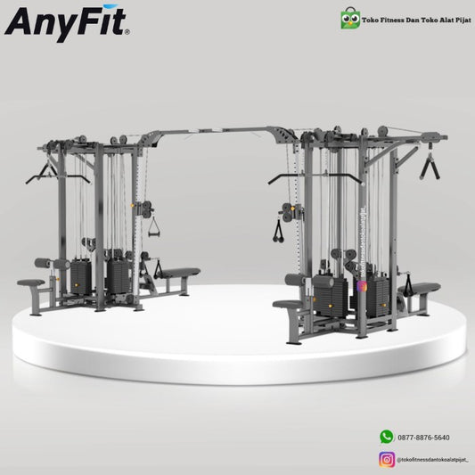 AnyFit PE409 8-STACK STATION / MASHINE CABLLE JUNGGLE / PREMIUM CLASS - Pembayaran Ke2