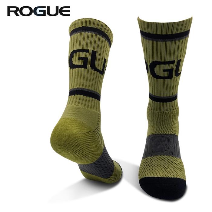 ROGUE Crew Socks Unisex Asli Asli Dukungan Lengkungan Latihan Kekuatan CrossFit Powerlifting - Skull Camou