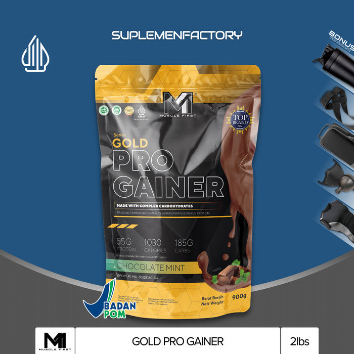 M1 Gold Pro Gainer 2lbs Muscle First Weight Gainer M1 Pro Gainer - Caramel