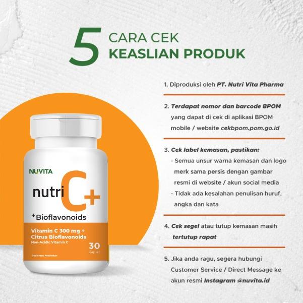 Nuvita C 300Mg + Citrus Bioflavonoids 30 Kaplet