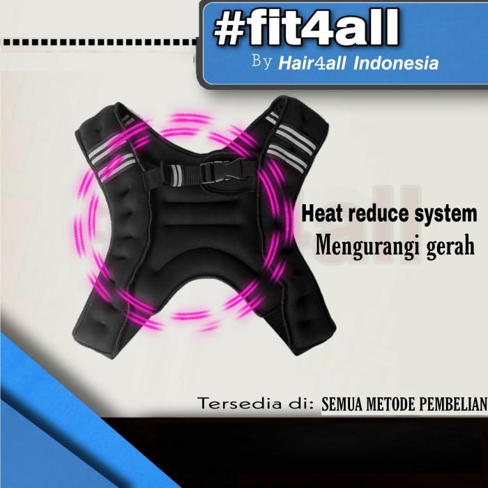 F359 Weighted Vest 10 kg Rompi Beban / Jaket beban Pasir Besi Gym