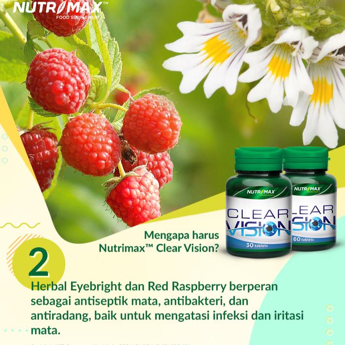 Nutrimax Clear Vision Vitamin Membantu Menjaga Kesehatan Mata - 60 Tablet