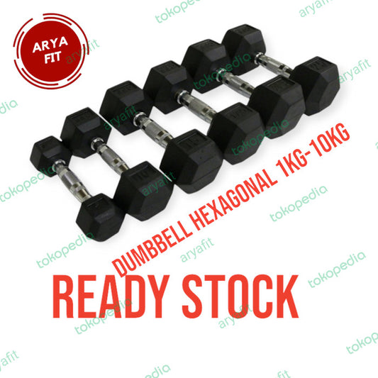 Dumbbell Hexagonal 1kg-10kg