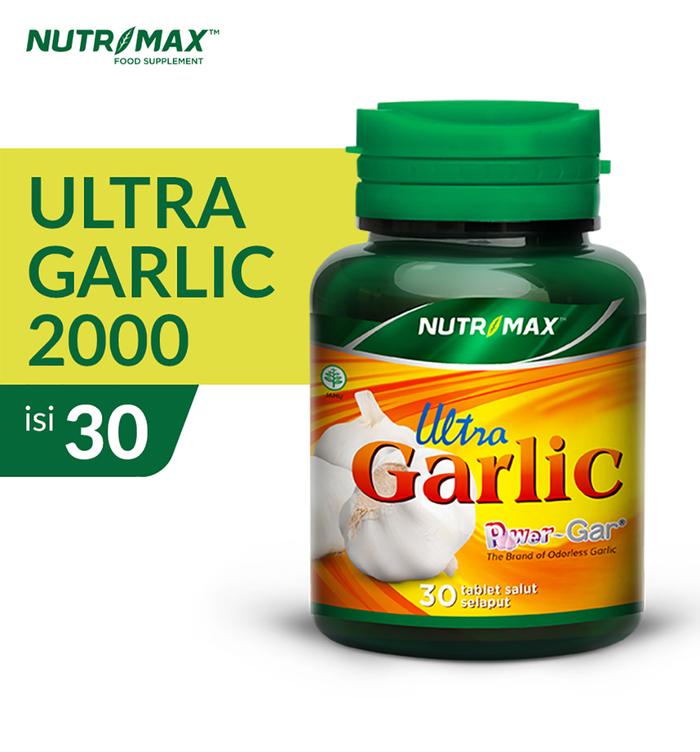Nutrimax Ultra Garlic untuk Membantu Mengatasi Darah Tinggi atau Hipertensi Isi 30 Tablet