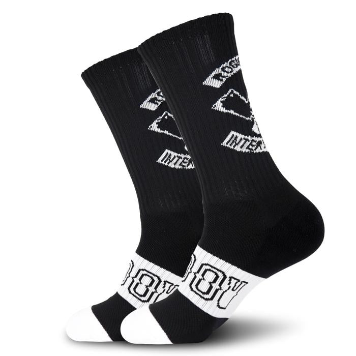 ROGUE Crew Socks Unisex Asli Asli Dukungan Lengkungan Latihan Kekuatan CrossFit Powerlifting - Skull Camou
