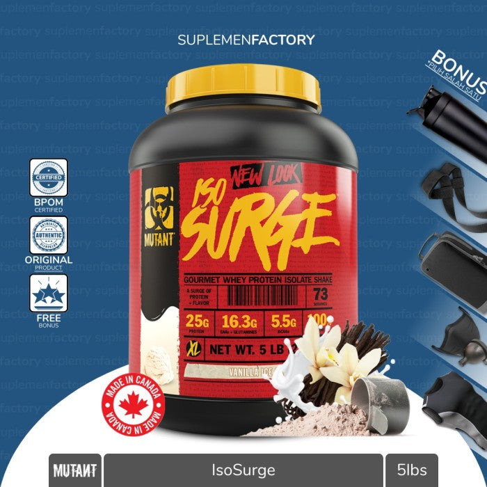 Mutant Iso Surge 5 Lbs Whey Protein Isolate - Vanilla