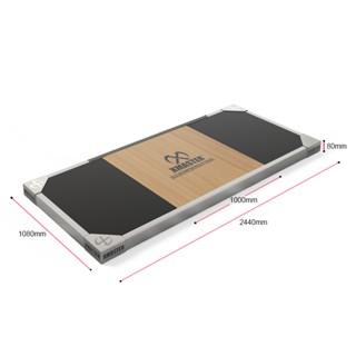 Xmaster Deadlift Platform Lantai Rubber Gym mat Tebal Kokoh PowerLifting Platform Fitness Heavy - Deadlift Platf