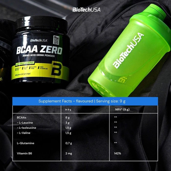 Biotech - BCAA ZERO 360 Gram (GREEN APPLE)