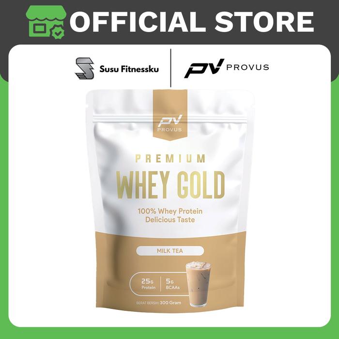 Provus Premium Whey Gold 300gr - Whey Protein Concentrate - STRAWBERRY CAKE