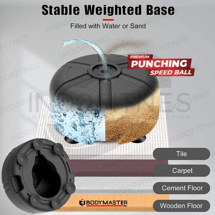 BODYMASTER Premium Punching Speed Ball BM-E039 Boxing Samsak Tinju - Hitam
