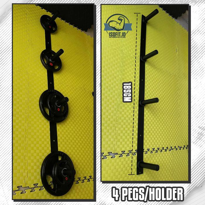 Foldable Pull Up & Squat Rack Climbing Frame / Multifunction Wall Mounted Squat Rack / Squat Rack Lipat Minimalis - HFCR03 DIP BAR