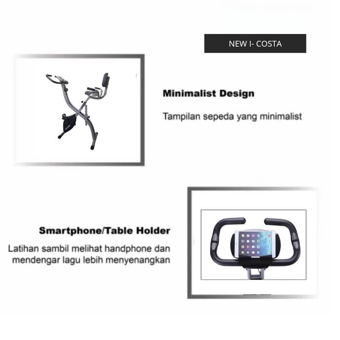 Alat Fitness Sepeda Statis New I - Costa Magnetic X-Bike Lifesports