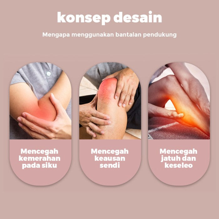 OneTwoFit Yoga Pad Knee Elbow Joint Support 2pcs Bantalan Lutut Yoga