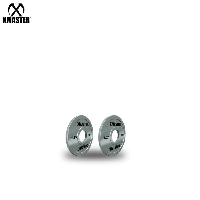 XMASTER Calibrated Steel Powerlifting Change Plate berat 0.25/0.5/1.25/2.5/5/10/15/20/25kg Chromed IPF standard Strength ROGUE ELEIKO - 0.25KG for pair