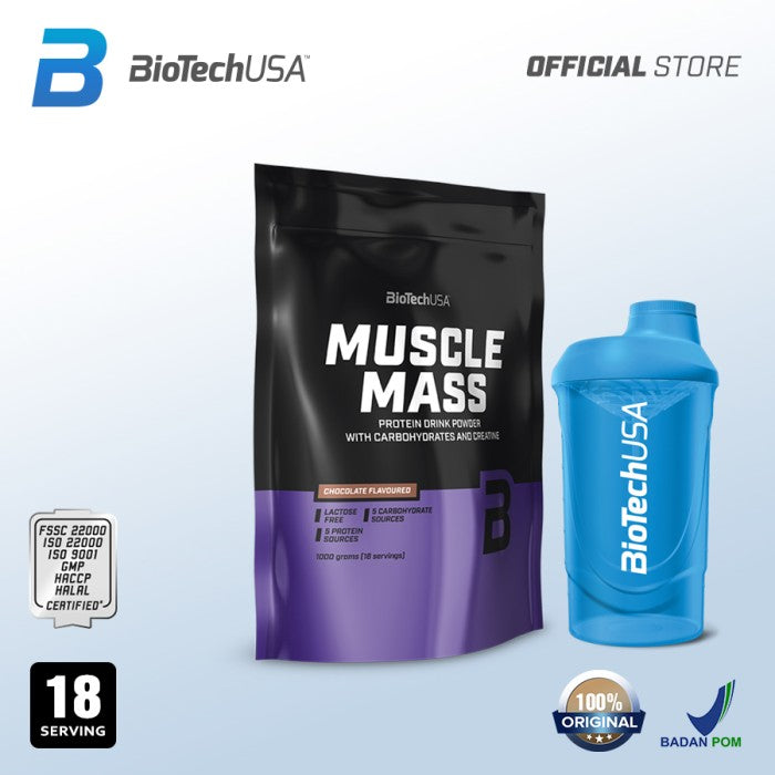 Biotech - MUSCLE MASS GAINER 1000 Gram - Vanila