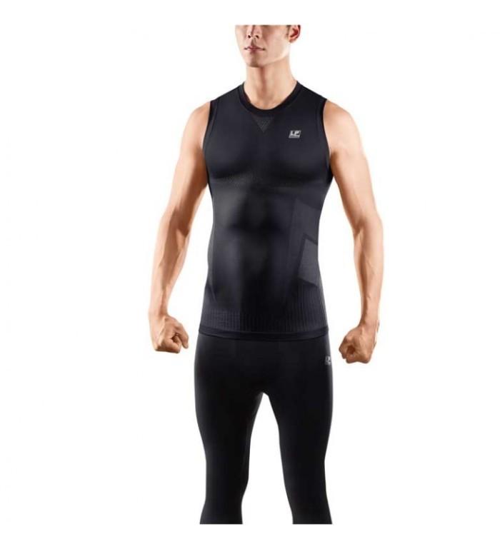 SUPPORT EMBIOZ BACK SUPPORT COMPRESSION TOP LP-232Z - BLACK, S