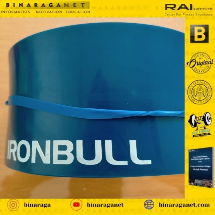 IRON BULL Resistance Power Band 2080*4.5*6,5mm Dark Blue