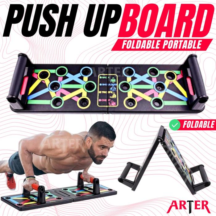 ARTER Push Up Board Foldable Papan Pushup Support Portable Training