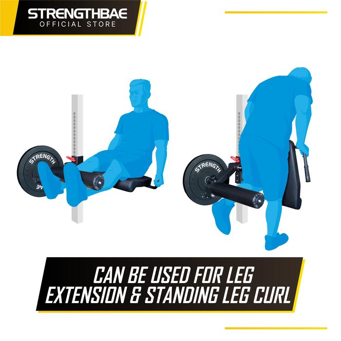 Leg Extension Leg Curl Attachment STRENGTHBAE Power Rack All in One Trainer
