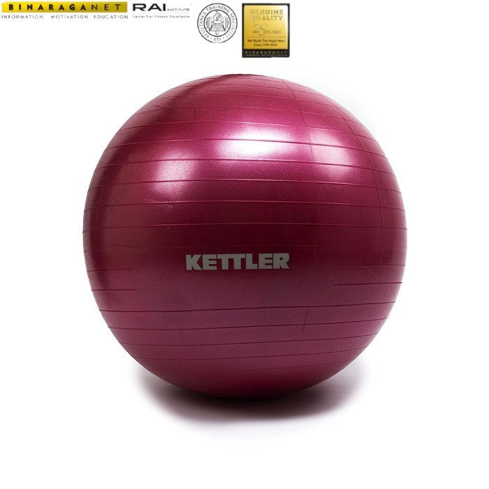 Kettler Yoga Ball 75cm - Burgundy 134-120