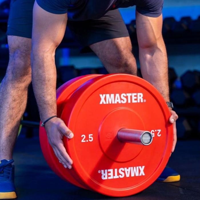 XMASTER Technique Plate Diameter 450mm Weightlifting Fitness gym CrossFit Training ROGUE ELEIKO - 2.5kg Sepasang