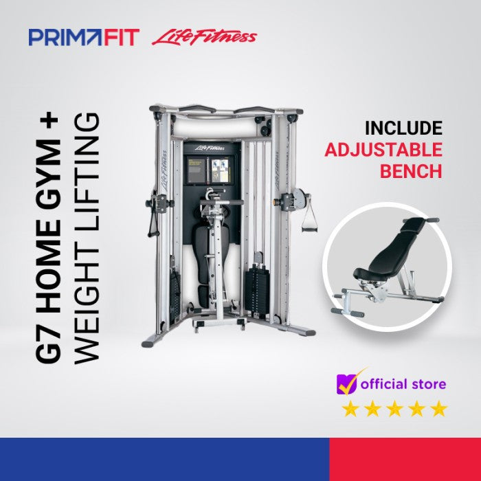 Life Fitness G7 Home Gym Angkat Beban plus Bench Strength Training