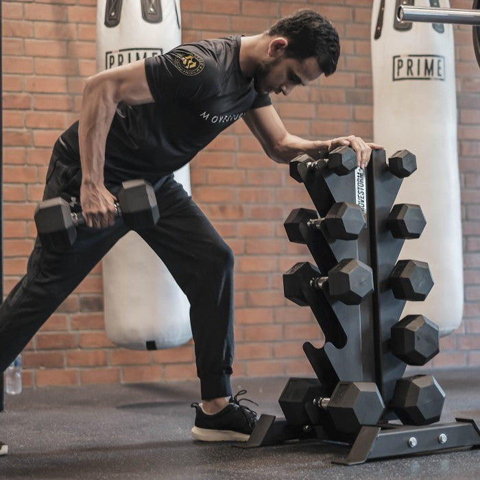 Movestorm® Hexa Dumbbell and Vertical Rack Packages