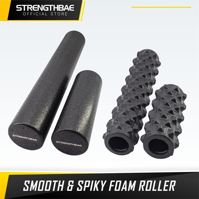 Foam Roller STRENGTHBAE Smooth & Spiky Rollers Gym Yoga Massage Roll - Spiky 30cm