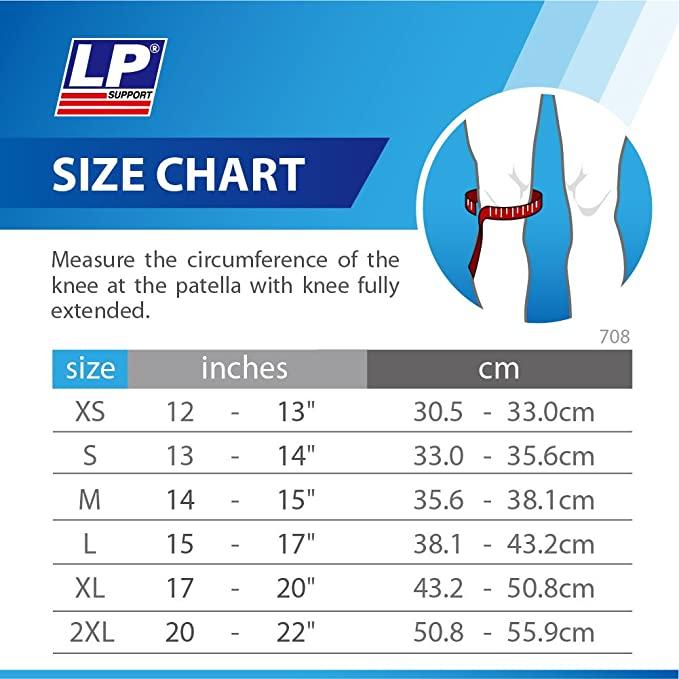 LP SUPPORT KNEE OPEN PATELLA LP-708 - TAN, S