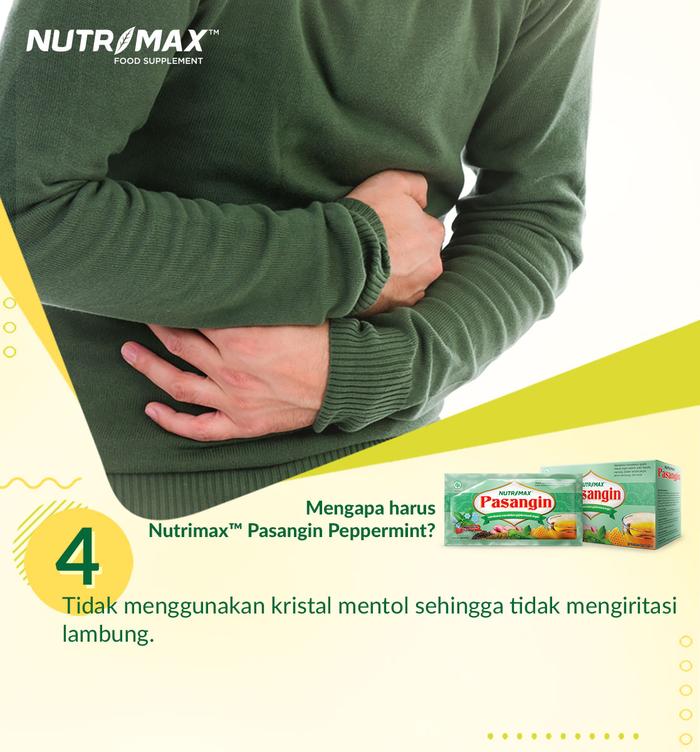 Nutrimax Pasangin Papermint Membantu Meredakan Gejala Masuk Angin Pemanis Stevia Tenggorokan Lega Daya Tahan Tubuh