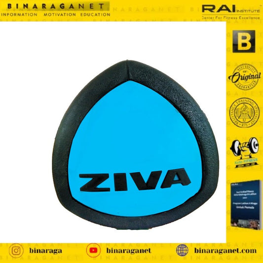 ZIVA ZVO DUMBBELL RUBBER HAND 9kg (2pcs)