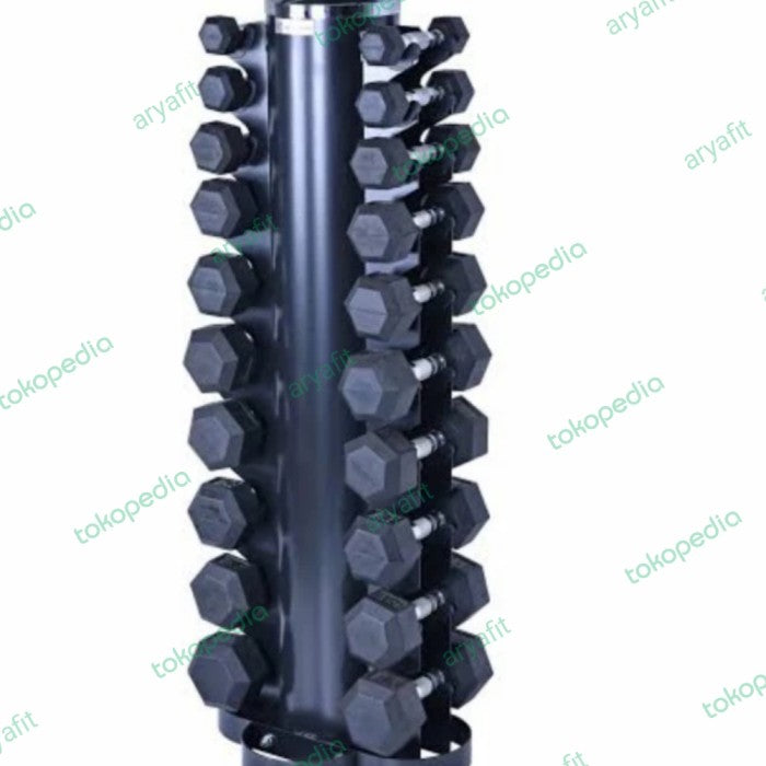 Hex Dumbbell 1-10kg+ Vertical Rack