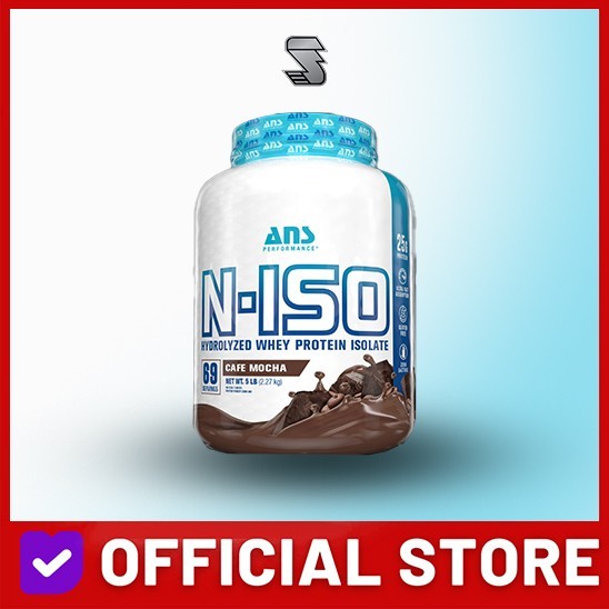 ANS N ISO 5 Lb Hydrolized Whey Protein Isolate N-ISO 5lb - Vanila, Bonus Shaker