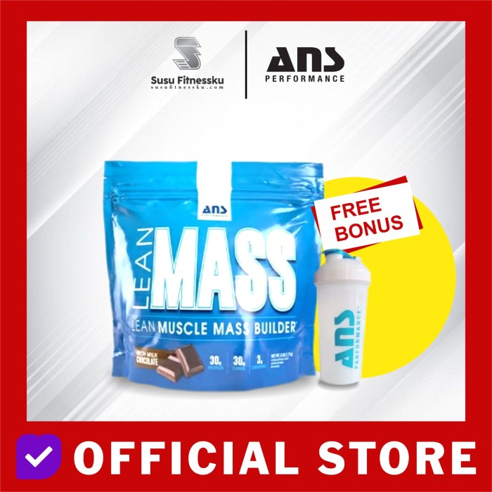 ANS Lean Mass 5 Lb 30 Gram Protein 30 Gram Carbo