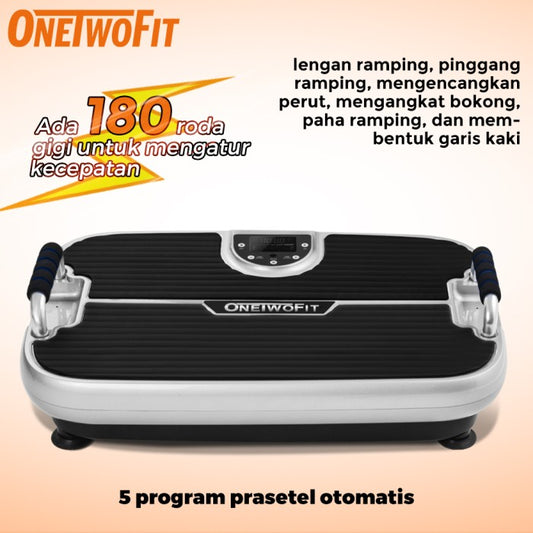 OneTwoFit Exercise Vibration Machines Multifungsi Slim Exercise Fitness Machine Alat Pelangsing Mesin Getar