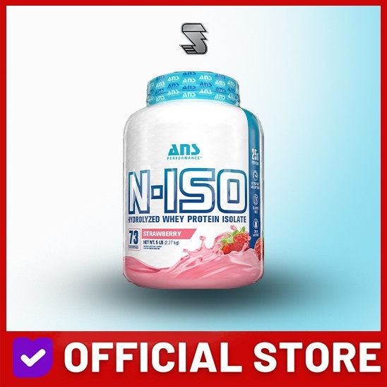 ANS N ISO 5 Lb Hydrolized Whey Protein Isolate N-ISO 5lb - Vanila, Bonus Shaker