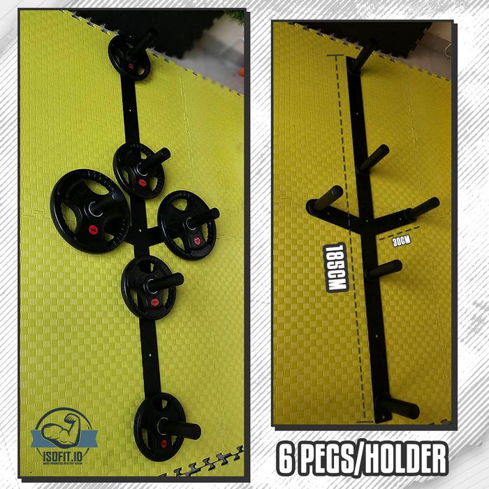 Foldable Pull Up & Squat Rack Climbing Frame / Multifunction Wall Mounted Squat Rack / Squat Rack Lipat Minimalis - HFCR03 DIP BAR