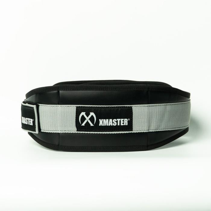 XMASTER Sabuk Angkat Beban – Nylon Gym Belt Double Lock untuk Deadlift & CrossFit - red, S