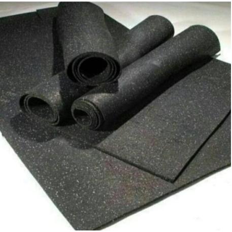 Rubber Flooring Roll Mat Sheet Lantai Karet Gym Fitness 8mm Rubber Floor Roll 1Meter x 10Meter Tebal 8mm ( 1 Roll )