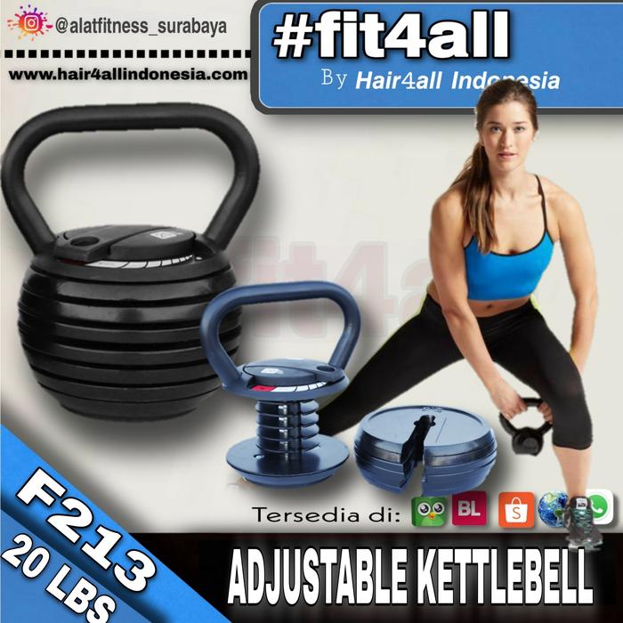 F213 kettlebell 20LBS PROFLEX BOWFLEX ADJUSTABLE kettle bell