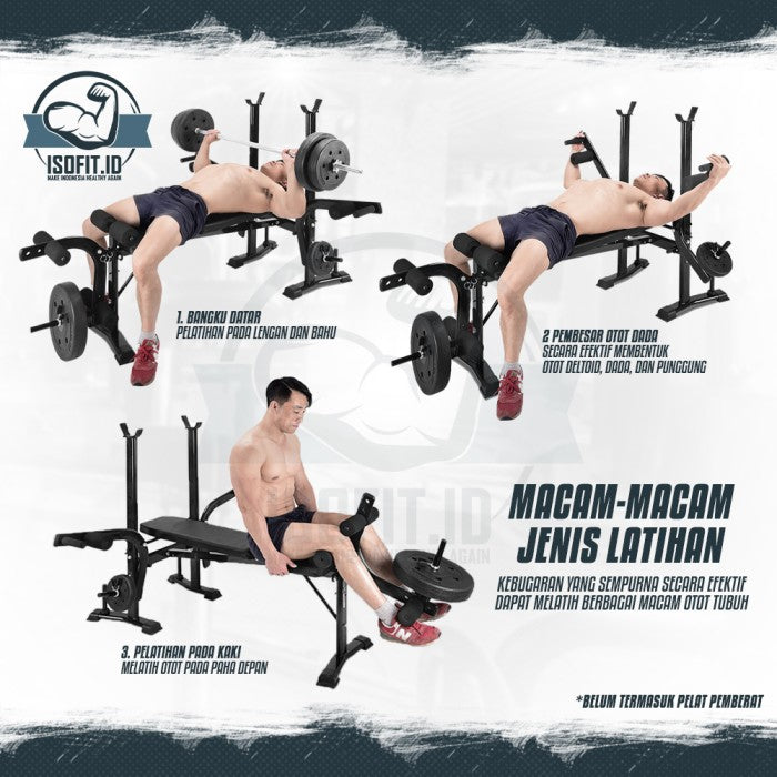 Multi-Functional Supine Board / Bench Press Multifungsi