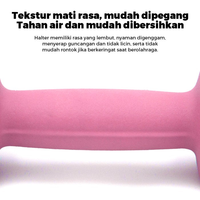 OneTwoFit Dumbell 2Kg Non Slip Dumbbell 2 KG Barbel Mini alat olahraga - Ungu