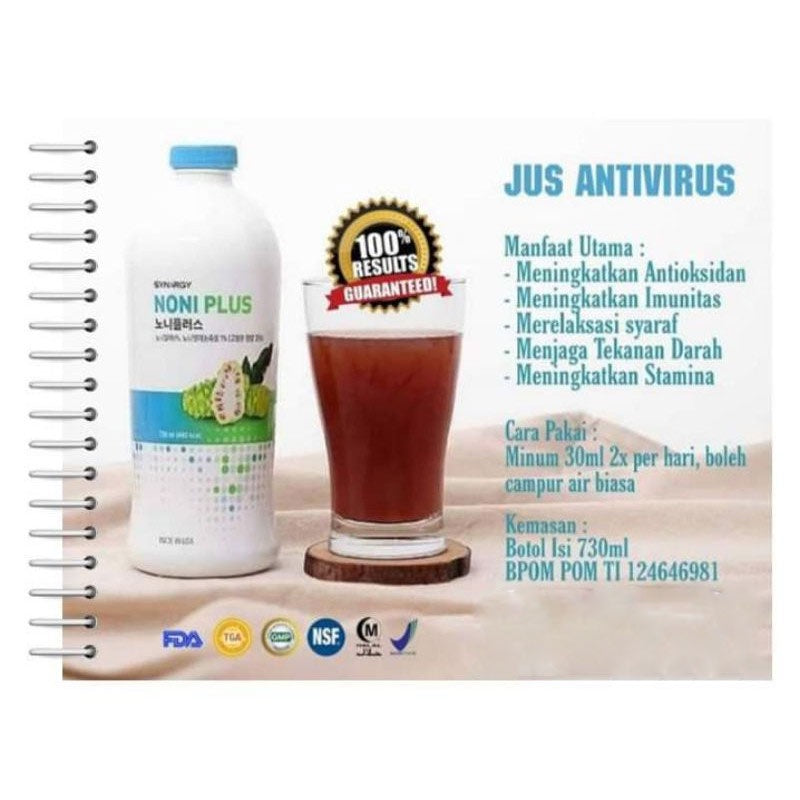 Noni Plus 730ml Synergy | solusi terbaik untuk kesehatan jantung