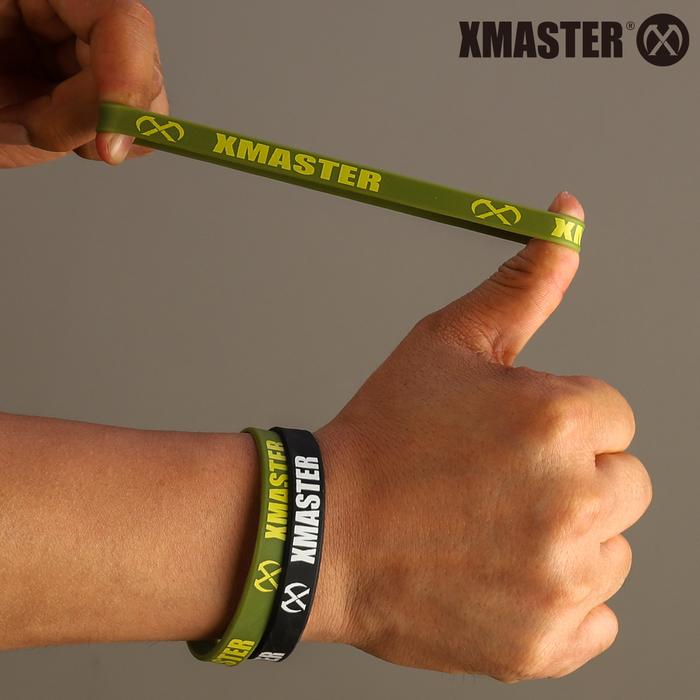 XMASTER Gelang Unisex & Keeper Powerlifting Anti Slip Loop Strap untuk Sabuk Gym Pria Wanita Aksesoris Lever Belt Hijau Hitam - XMASTER Black