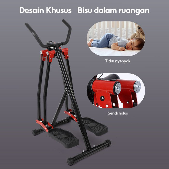 OneTwoFit Air Walker Climber Elliptical Trainer Freestyle Glider Alat Gym Peralatan Olahraga