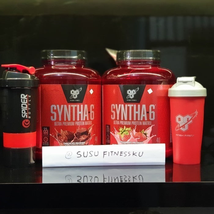 BSN Syntha 6 5 Lb BSN Syntha-6 5 Lb Protein Time Release - Vanila, Bonus Shaker
