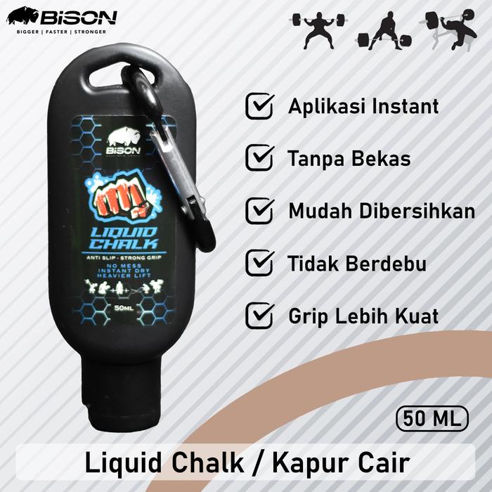 Bison Premium Liquid Chalk Grip Strength Kapur Cair
