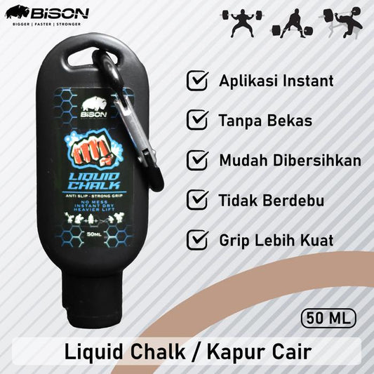 Bison Premium Liquid Chalk Grip Strength Kapur Cair
