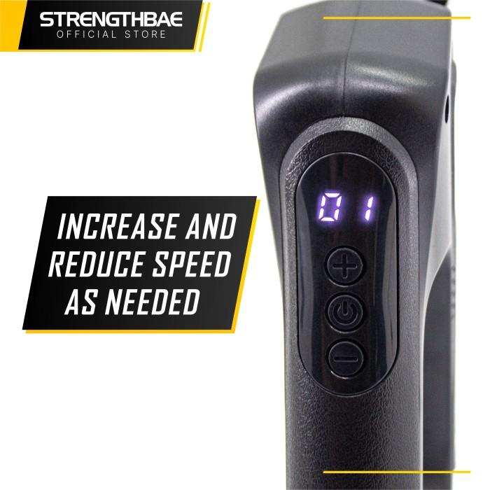 Massage Gun STRENGTHBAE Alat Pijat Otot Deep Tissue Massager Elektrik