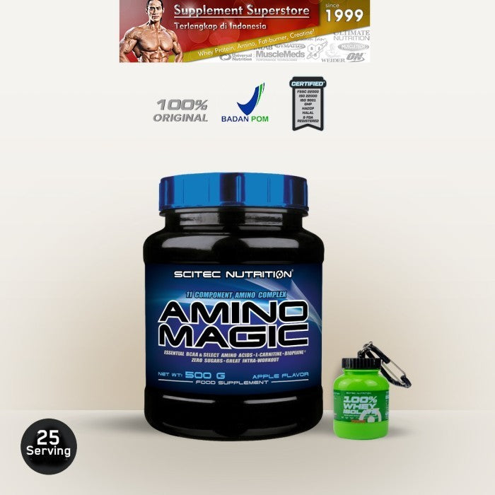 Scitec Nutrition - AMINO MAGIC Apple - Tanpa bonus